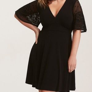 Torrid Black Jersey Knit Dress Size 2
